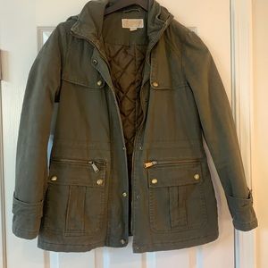 Michael Kors Olive Green Utility Jacket